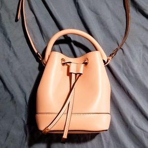 Small Pink Bucket shoulder/crossbody Bag